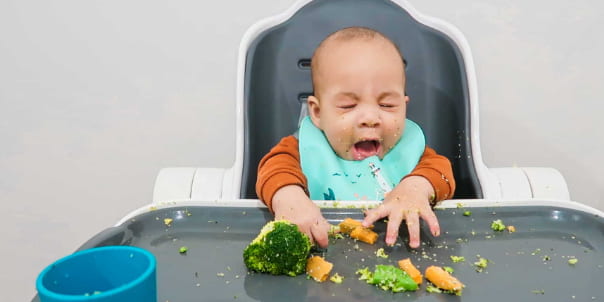 gagging during solid food transition