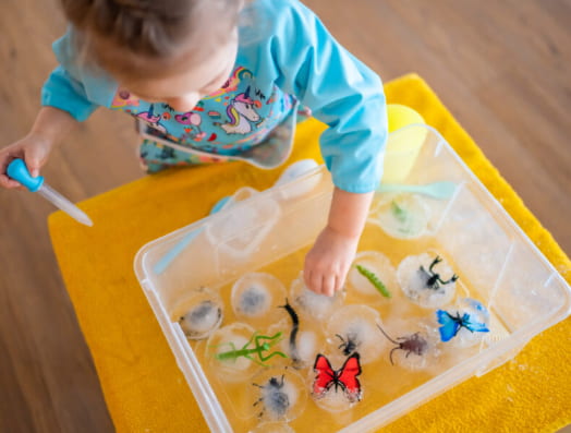 taste safe sensory bins toddlers