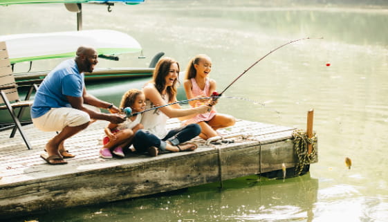 Happy family summer