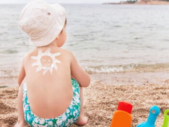 Mineral baby sunscreen lotion