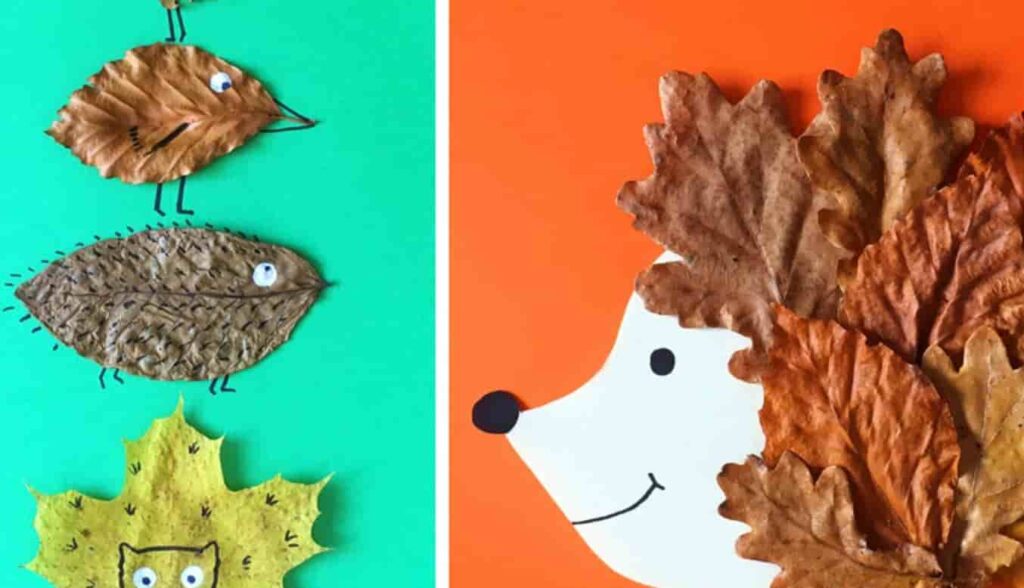 fall leaf art