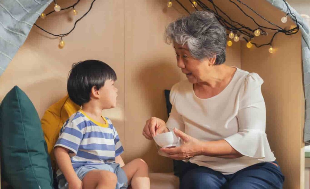 grandparents spoiling kids